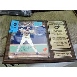 1991-92 autographed roberto alimar with