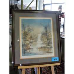 FRamed limited edition signed and numbered print