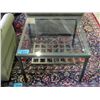 Image 1 : Metal with glass top side table