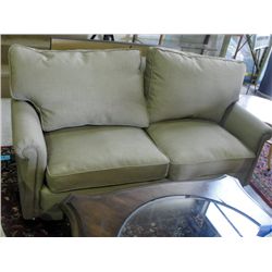Contemporary green living room sofa