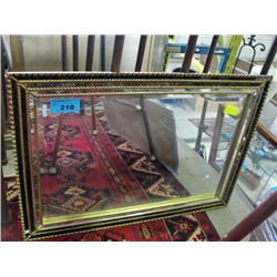 Beautifully guilded framed bevelled wall mirror