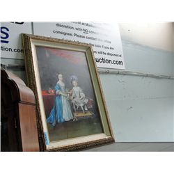 Framed original oil on canvas painting signed
