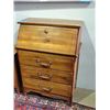 Image 1 : Solid maple drop front bedroom dresser