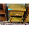 Image 1 : Matching solid maple single drawer night stand