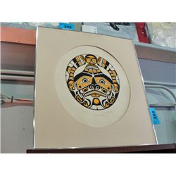 Framed limited edition signed and numbered native