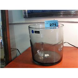 18k spore 9" smoke glass vase