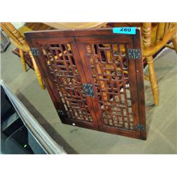Hanging wall picture frame shutter