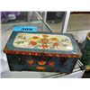 Image 1 : Vintage folk art style keep sake box made in hawai