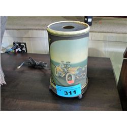 Vintage motion lamp - antique automobiles