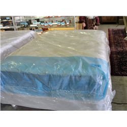 Double size organic cotton mattress and boxspring