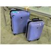 Image 1 : 2pc matching hardshell ladies luggage set