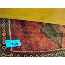 Small hand knotted persian area rug