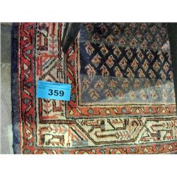 Hand knotted persian area rug runner