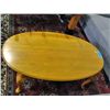Image 1 : Oval oak coffee table
