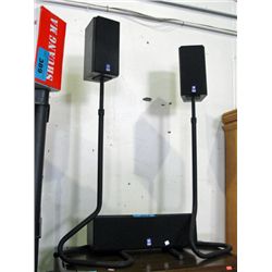 3pc set of home theater surround sound speakers