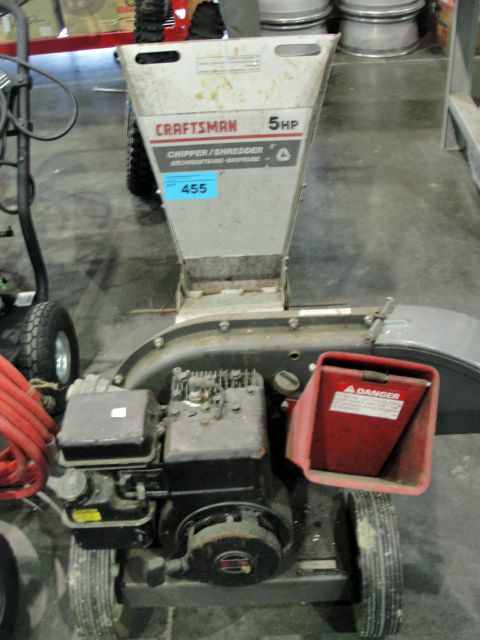 craftsman 10 hp chipper shredder manual