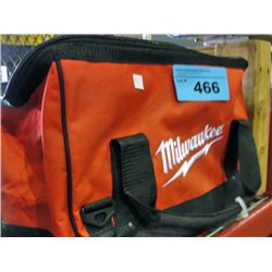 Milwaulkee tool bag with 2 battery chargers