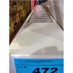 One Overhead commercial flourescent light fixture