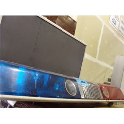 Red and blue police light
