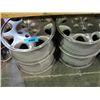 Image 1 : Set of 4 automobile alloy rims