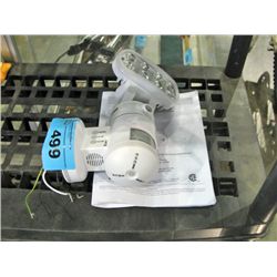 Night watcher motorized LED flood light with