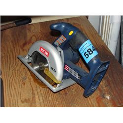 Ryobi 18V cordless circular saw; no battery