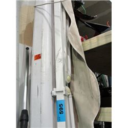 Roll down awning