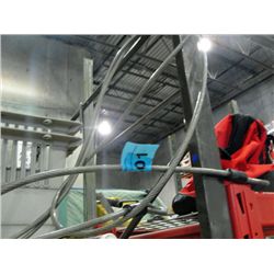 Braided steel plastic coated cable