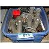 Image 1 : BLue rubbermaid container of automotive motor