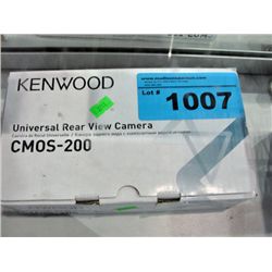 Kenwood universal rear view camera