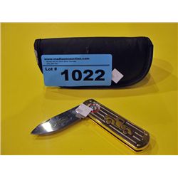 Franklin mint collectors knife with soft case