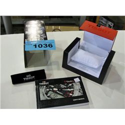 Tissot watch box with tissot owners manual