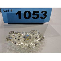 Rhinestone jeweled brooch