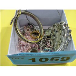 Box of costume jewelery
