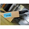 Image 1 : Butchers knife block set with 4 knives