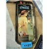 Image 1 : Drink coca cola tin advertisment serving tray