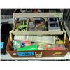 Image 1 : FIshermans tackle box and contents