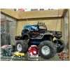 Image 1 : Shelf lof of assorted remote control toys, diecast