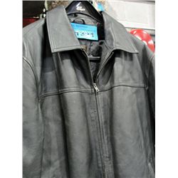 Danier black leather mens jacket