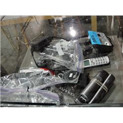 Lot of assorted cordless phones, camera case, etc