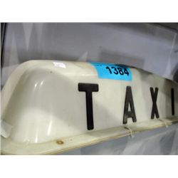 Taxi sign