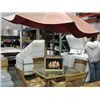 Image 1 : 6pc patio table set; table with 4 chairs and