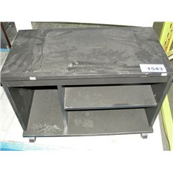 Rolling TV cart