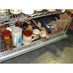 Shelf lot of assorted collectables and decorative