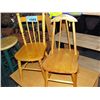 Image 1 : 2 maple childsize chairs