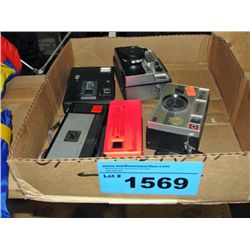 Box of 5 instant cameras