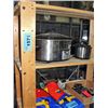 Image 1 : 6F tall wooden shelf unit