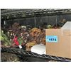 Image 1 : Shelf lot of artificial decorative plants