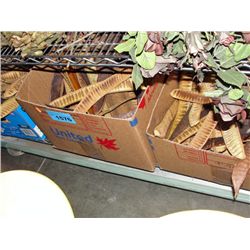 Shelf lot of 3 boxes of south american bean pod