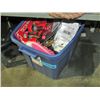 Image 1 : Blue rubbermaid container of assorted new product